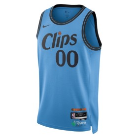 Dres Los Angeles Clippers Prilagođeni Nike 2024-25 City Edition Plava Swingman
